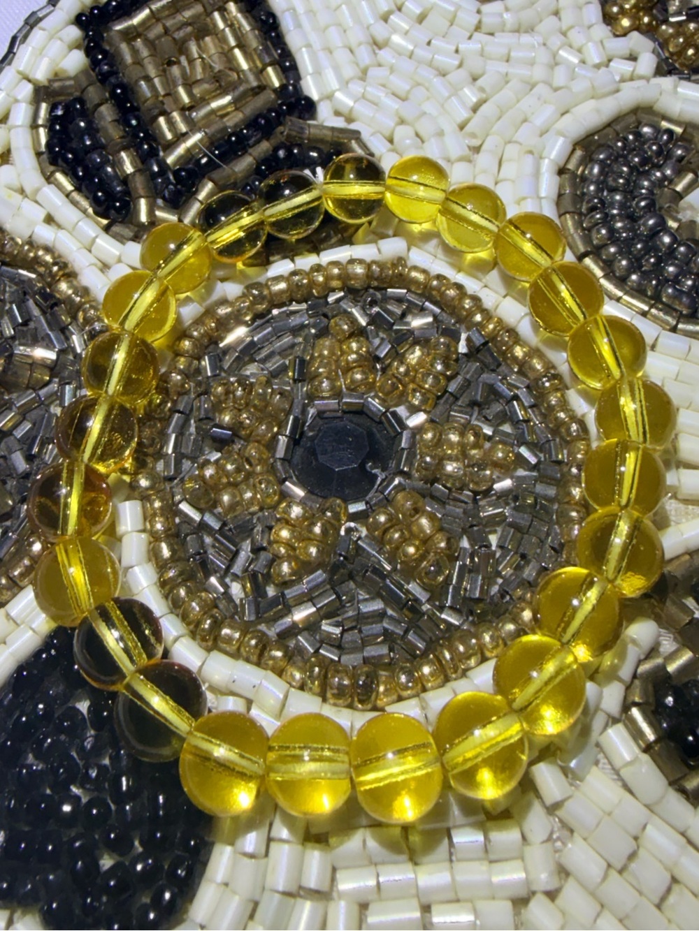 8mm Citrine Bead Stretch Bracelet - Women Jewelry